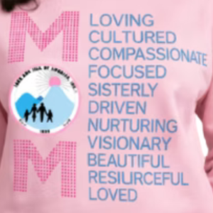 เสื้อสเวตเชิ้ตคอกลมสีชมพูสำหรับผู้หญิง ลาย MOM Love แขนยาว สวมใส่สบายทุกวัน เสื้อผ้าแฟชั่นทันสมัย - Product Image 2