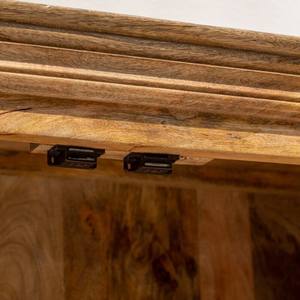 Armoire industrielle en bois Vandana Vesta Ultra avec portes en métal noir, meuble de rangement moderne - Product Image 5