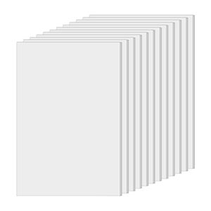 Lot de 12 plaques de mousse blanches de 24 x 36 pouces, épaisseur 3/16 pouces, double face, sans acide, pour l'artisanat et le montage sur polyfoam - Product Image 1