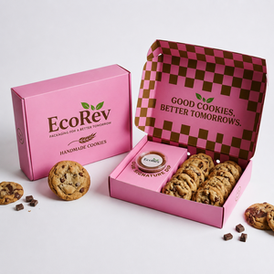 Factory Wholesale Eco-Friendly Biodegradable Foldable <b>Cookie</b> <b>Box</b> Packaging Customized Logo Bakery Cake Donut for <b>Box</b> Package - Product Image 3