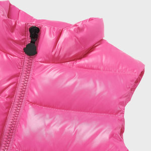 Chaleco acolchado sin mangas, ligero, impermeable, transpirable, cortavientos, plegable, de talla grande, para mujer, de poliéster, para invierno. - Product Image 3