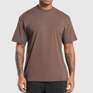 T-shirt en coton personnalisé en gros pour hommes, femmes et unisexe, manches courtes, col rond, t-shirt décontracté, tissu de qualité supérieure, vêtements streetwear - Product Image 3