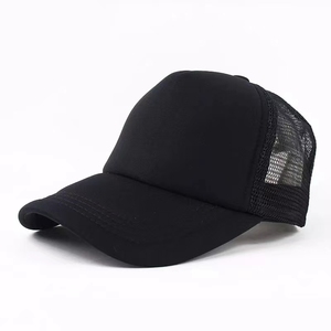 Sponge Composite Cloth Breathable Unisex Baseball Mesh <b>Hat</b> Polyester Breathable Plastic Truck Trucker Caps <b>Hats</b> - Product Image 3