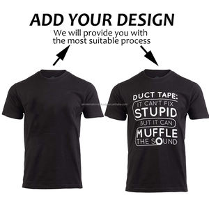 T-shirt homme 100% coton de haute qualité, vente en gros, LOGO personnalisé, impression 200 Gsm, unisexe - Product Image 4