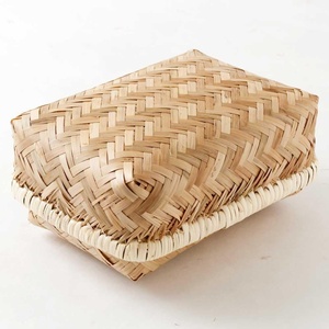 Productor de cajas para pastelería, cajas decorativas de bambú tejido para dulces y frutas - Product Image 4