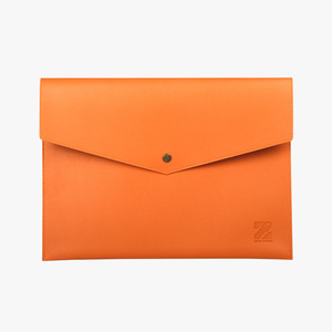 Bolso de mano de cuero opaco estilo empresarial para documentos y contratos - Product Image 5