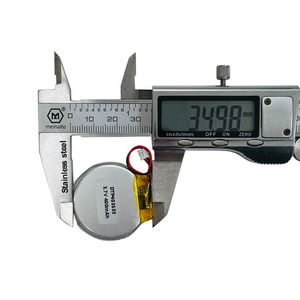 Kantong Lithium polimer <span class=keywords><strong>Solid</strong></span> State 400mAh dapat disesuaikan bentuk 403533 Li-Ion 3.7V baterai Lipo isi ulang elektronik konsumen - Product Image 4