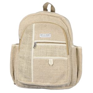 Sac à dos de sport décontracté 100% chanvre pour les aventures en plein air - Product Image 1