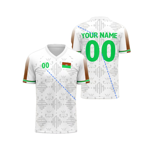 เสื้อฟุตบอลอเมริกันแบบสั่งทำ OEM ระบายอากาศได้ดี แขนสั้น พิมพ์ลายแบบ Sublimation สำหรับกีฬา - Product Image 3