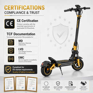 Trottinette électrique <span class=keywords><strong>V2</strong></span> MAX à double moteur, puissance de pointe 1640W, 48V 20Ah, longue autonomie, trottinette tout-terrain pour adultes, stock en entrepôt UE - Product Image 6