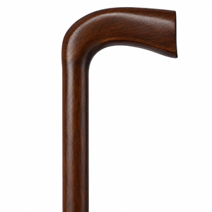 Canne de marche élégante en bois avec poignée ergonomique pour personnes âgées |   Canne de marche en bois poli de qualité supérieure pour hommes et femmes âgés - Product Image 1