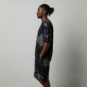 เสื้อผ้าลำลองสไตล์สตรีทแวร์สำหรับฤดูร้อนแบบใหม่ พิมพ์ลายโลโก้ด้วยผ้าไหมสกรีน 100% ผ้าฝ้าย ระบายอากาศได้ดี เป็นมิตรกับสิ่งแวดล้อม ล้างสีแบบแอซิดวอช ทรงฮิป - Product Image 3