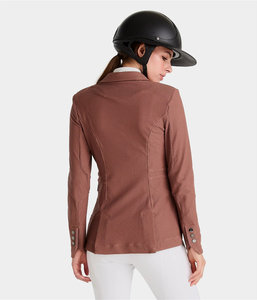 เสื้อแจ็คเก็ตขี่ม้าสำหรับผู้หญิงน้ำหนักเบา เนื้อผ้านุ่ม ยืดหยุ่น เหมาะสำหรับการแข่งขัน  ใส่สบาย  สามารถสั่งตัดได้ - Product Image 3