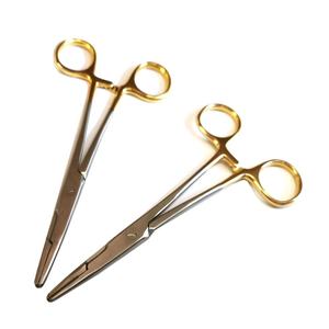 Portaagujas Olsen Hegar de Acero Quirúrgico con Punta de Carburo de Tungsteno, Mango Chapado en Oro, Certificado CE ISO13485 para Hospital - Product Image 2