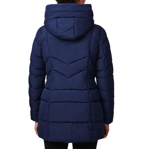 Veste matelassée personnalisée avec logo imprimé OEM de haute qualité pour femmes, vente en gros, veste d'hiver décontractée avec logo personnalisé - Product Image 2