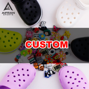 AIFRAN สินค้ามาใหม่ ขายส่งจากโรงงาน จี้รองเท้า 3 มิติ ทำจากยาง PVC ตกแต่งรองเท้าแบบกำหนดเองได้ - Product Image 4