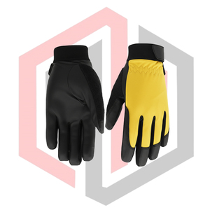 Black Yellow Polyester Mechanical Safety <b>Gloves</b> <b>Finger</b> Protection Anti-cut Anti-Heat Silicone-free Breathable <b>Gloves</b> - Product Image 5