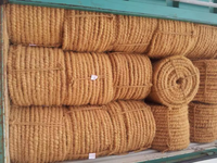 Shrekha Creations Fil de coco 100% biologique de qualité supérieure, fabriqué sur mesure, certifié, en fibre de coco, pour la revente, fabriqué au Madhya