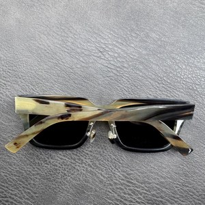 Handmade <b>Round</b> Horn <b>Sunglasses</b> Organic Material Natural Craft Style Adjustable Modern HASAN CRAFT Art & Collectible - Product Image 2
