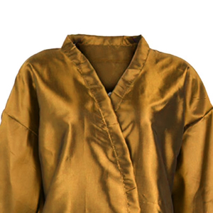 Al por mayor con MOQ bajo: Bata de peluquería profesional de poliéster, ecológica, impermeable, ligera y sedosa - Product Image 2