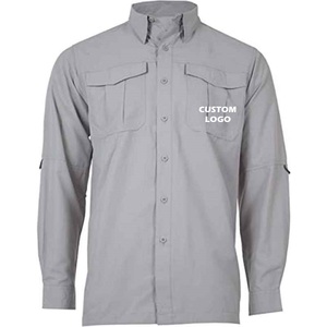 Chemises à manches courtes en polyester pour hommes, col polo, coupe ample, nouvelle conception, logo personnalisé, tricotées, imperméables, pour l'été - Product Image 4