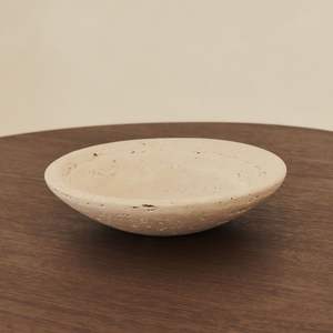 Bol en pierre de travertin à pieds, design élégant et style minimaliste, parfait pour la décoration de la maison ou du bureau - Vente chaude - Product Image 6