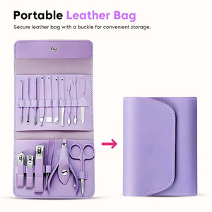 <b>Nail</b> Beauty <b>Kit</b> with Precision Instruments for Convenient Travel Use Expert <b>Nail</b> Care Set with Professional Grooming Tools - Product Image 6