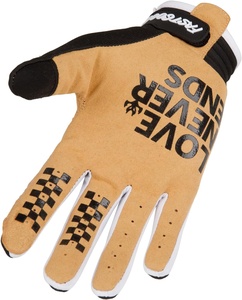 Gants de course Bad Company à doigts entiers, noirs, en PU, antidérapants, avec fermeture auto-agrippante, unisexes, pour motocross et cyclisme - Product Image 4