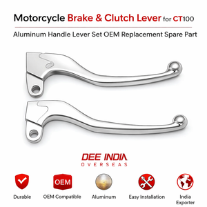 Levier de frein et d'embrayage pour moto CT100 |   Ensemble de leviers à poignée en aluminium, pièce de rechange OEM - Product Image 2