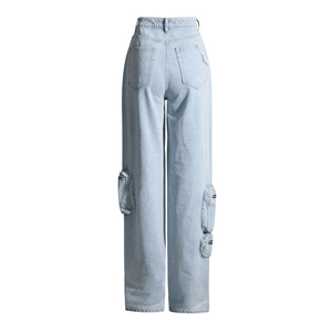 Servicio OEM, Personalizable, en Grandes Cantidades, Jeans Casuales para Mujer, Resistentes al Agua y al Viento, Último Diseño, Colores Modernos - Product Image 3