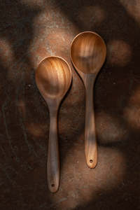 Espátula de madera de neem 100% natural de primera calidad – Espátula de cocina y mezcla con mango largo, ecológica y segura para alimentos - Product Image 6