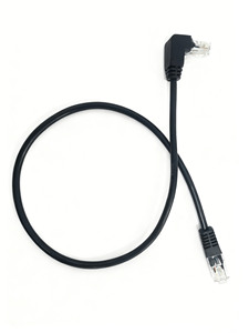 Câble <span class=keywords><strong>Ethernet</strong></span> HOTION RJ45 à paires torsadées, coudé à 90 degrés, cordon de raccordement, câble LAN en rouleau, OEM - Product Image 2