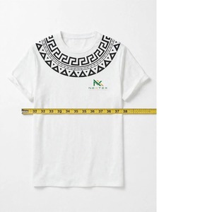 T-shirt vintage en coton pour homme, imprimé motif grec, manches courtes, poignets retroussés, décontracté, haut d'été, t-shirts graphiques rétro - Product Image 6