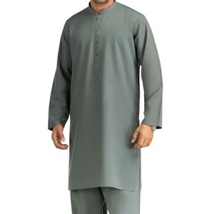 Muted Green Designer Shalwar Kameez Fine Quality Fabric Soft Feel Daily Wear Neat Stitch <b>Pakistani</b> Shalwar Kameez - Product Image 3