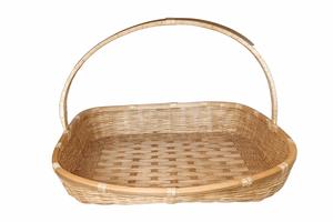 Panier ovale en bambou tissé à la main, panier de service naturel tissé avec poignée, décoration bohème pour la maison, fournisseur écologique - Product Image 3