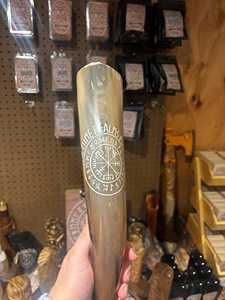 Cornes à boire en corne de buffle gravées à la main, écologiques et sur mesure, pour les magasins de fournitures vikings et les magasins de cidre, destinées à la revente - Product Image 6