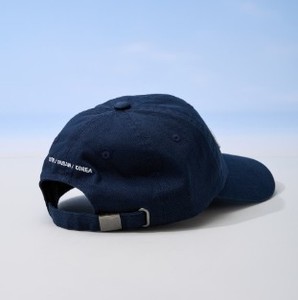 Gorra de béisbol LINE FRIEND BT21 Busan, azul marino, texto bordado, talla adulto - Product Image 6