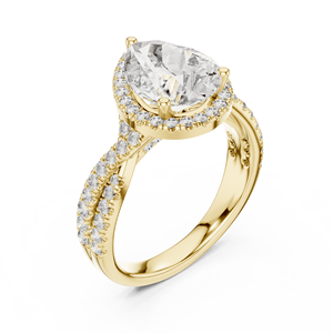 Grace Gift 10K Oro amarillo Banda clásica Diseño atemporal Anillos de diamantes - Product Image 6