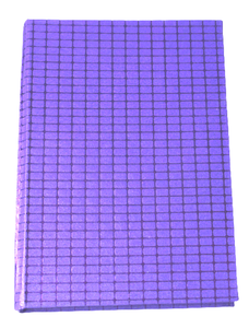 Agenda de Negocios Personalizada, Papel Reciclado Hecho a Mano de Alta Calidad con Cubierta con Relieve Azul Metálico - Product Image 1