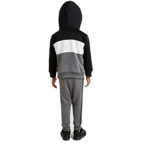 Nouvel Arrivage Vente en Gros Survêtement Enfant Printemps 2 Pièces Ensemble Vêtements Garçon Bébé Tenue Printemps Automne Survêtement Enfant à Fermeture Éclair - Product Image 2