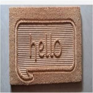 Tapete de Fibra de Coco con Reverso de Vinilo, Diseño en Relieve, Ecológico, Resistente, de Alta Calidad, Hecho en India, Suministro de Fábrica - Product Image 1