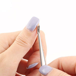 High Quality Customized Color Nail Cuticle Fork Pusher Scraper Remover Stainless Steel Nail Art Dead Skin Removal Pedicure - Product Image 6