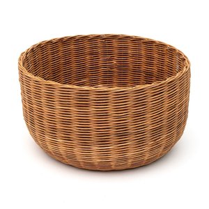 Cestas de lavandería de ratán, cestas redondas de mimbre estilo boho con asas laterales, la mejor opción para el almacenamiento esencial del hogar. - Product Image 6