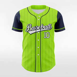 Maillot de baseball personnalisé de bonne qualité avec logo, ensemble uniforme pour équipe, 100% polyester respirant, anti-UV, prix bas, maillot de baseball pour homme - Product Image 4