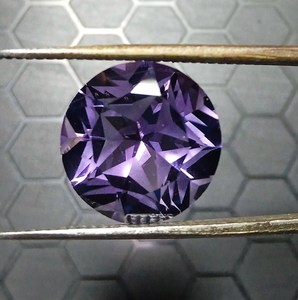 Natural Purple Amethyst Gemstone Round Star Cut High Quality Loose Stone For Jewelry Making Ring Pendant Collection - Product Image 4