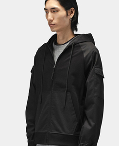 Men's Winter Breathable Activewear Tops 300g Fabric Weight Digital Printing Solid Dyed Polyester/Cotton <b>Zipper</b> <b>Hoodie</b> Customized - Product Image 4