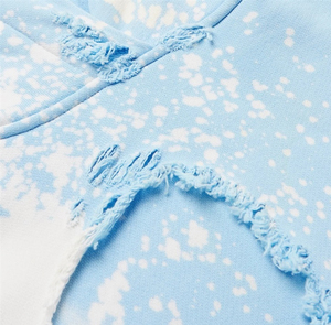 Sweat à capuche épais 100% Coton, coupe ample et oversize, design personnalisé, effet délavé soleil et délavé à la pierre, effet vieilli, en molleton bouclette, pour l'hiver - Product Image 6