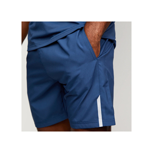 Summer Breathable Cargo Shorts for Men Custom Logo Solid Color <b>Mesh</b> Sports Shorts with Pockets High Waist Drawstring Closure - Product Image 3
