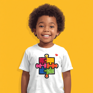 T-shirt à thème de sensibilisation en coton, décontracté, avec motif graphique et message de soutien, personnalisable OEM ODM - Product Image 6