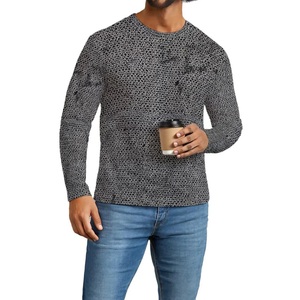 Chemise en maille, haut de cosplay imitation maille, t-shirt à manches longues pour jeu de rôle médiéval, costume d'Halloween JFS - Product Image 5